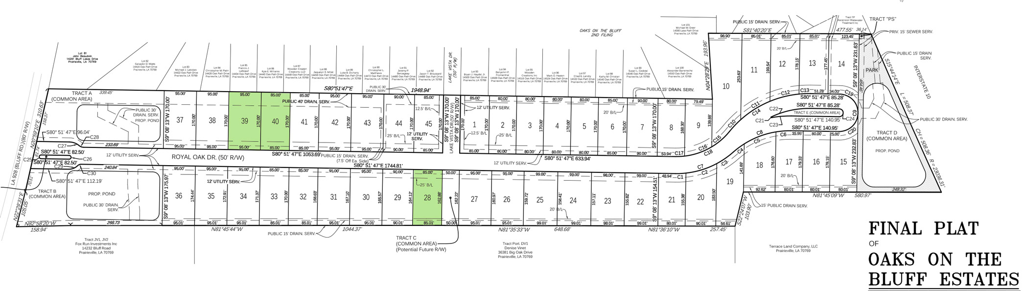 Oaks on the Bluffs Estates Milioto Custom Homes